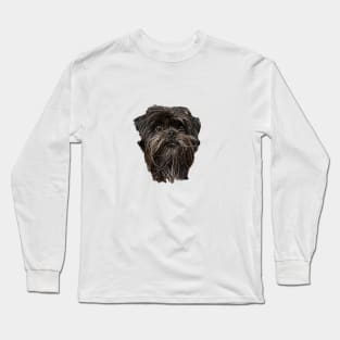 Affenpinscher Cute Puppy Dog Face Long Sleeve T-Shirt